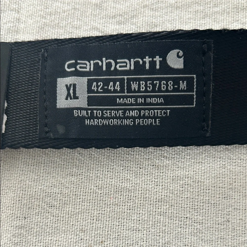 Carhartt Black Canvas Belt; Size XL (42-44); New Without Tags; Never Worn!